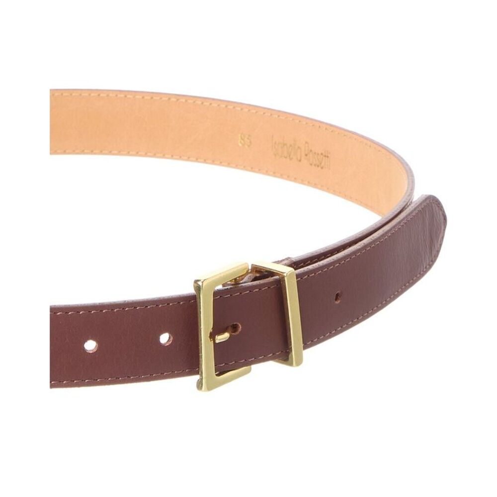 Isabella Rossetti Liora Leather Belt, Brown - Picture 2 of 2